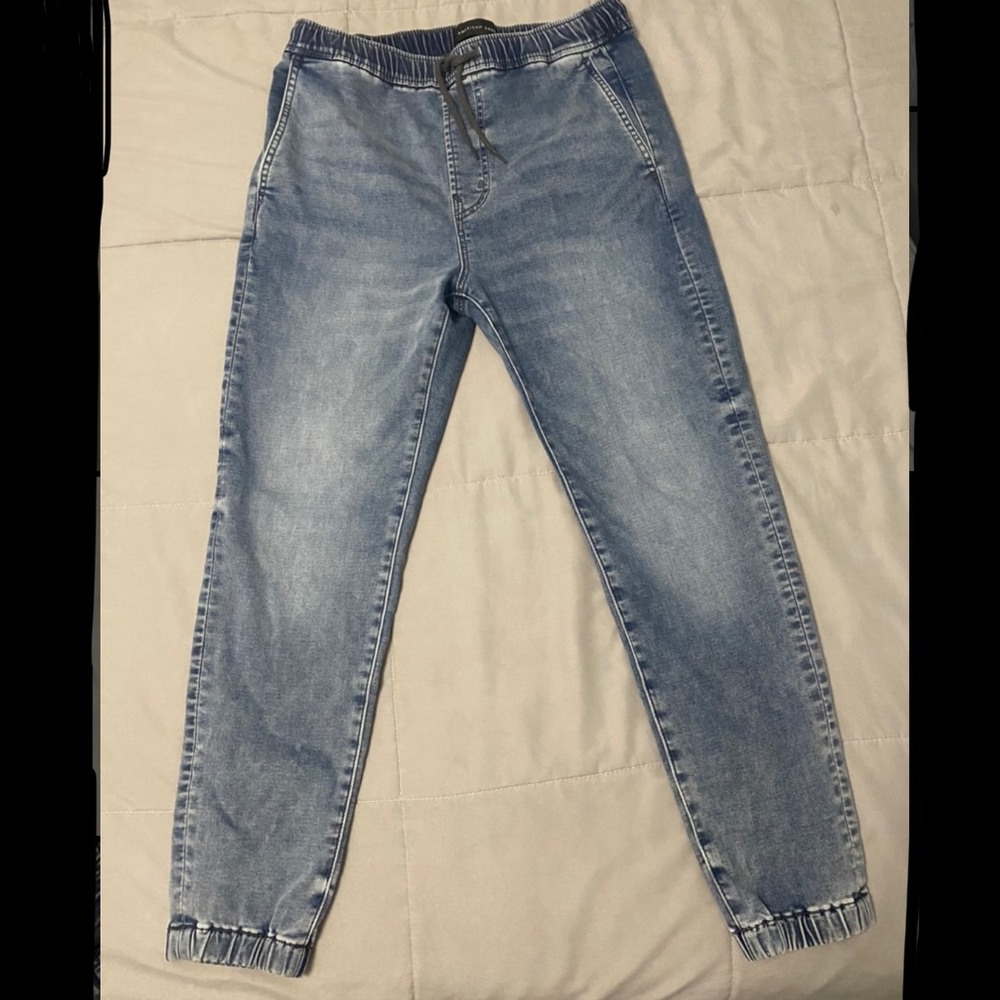 American Eagle 🦅 Cozy Airflex Denim Jeans - Sz XS - Baggy Fit
